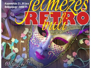 Farsangi Jelmezes Retró Buli