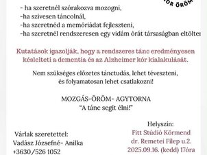 Szenior örömtánc Anilkával